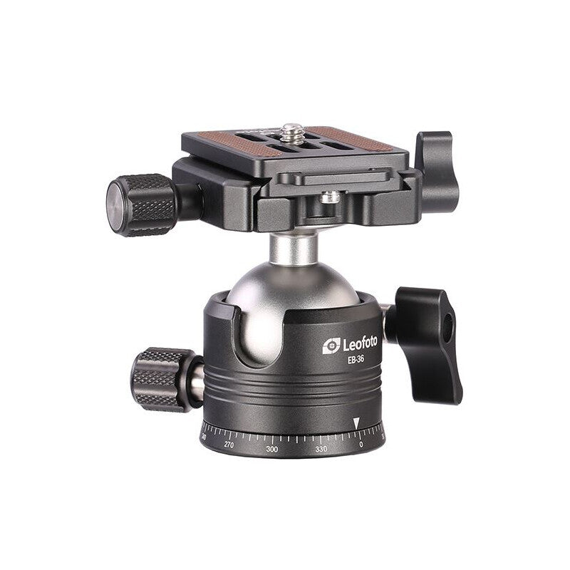 Leofoto EB-36 Ball Head + NP-50S Arca Plate (Perfect for the FDM-05)
