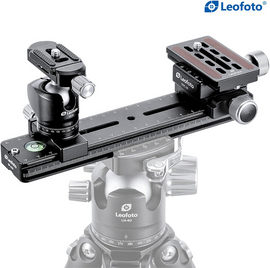 Leofoto Binocular Rangefinder Rail Kit - With Sliding 2nd mount 