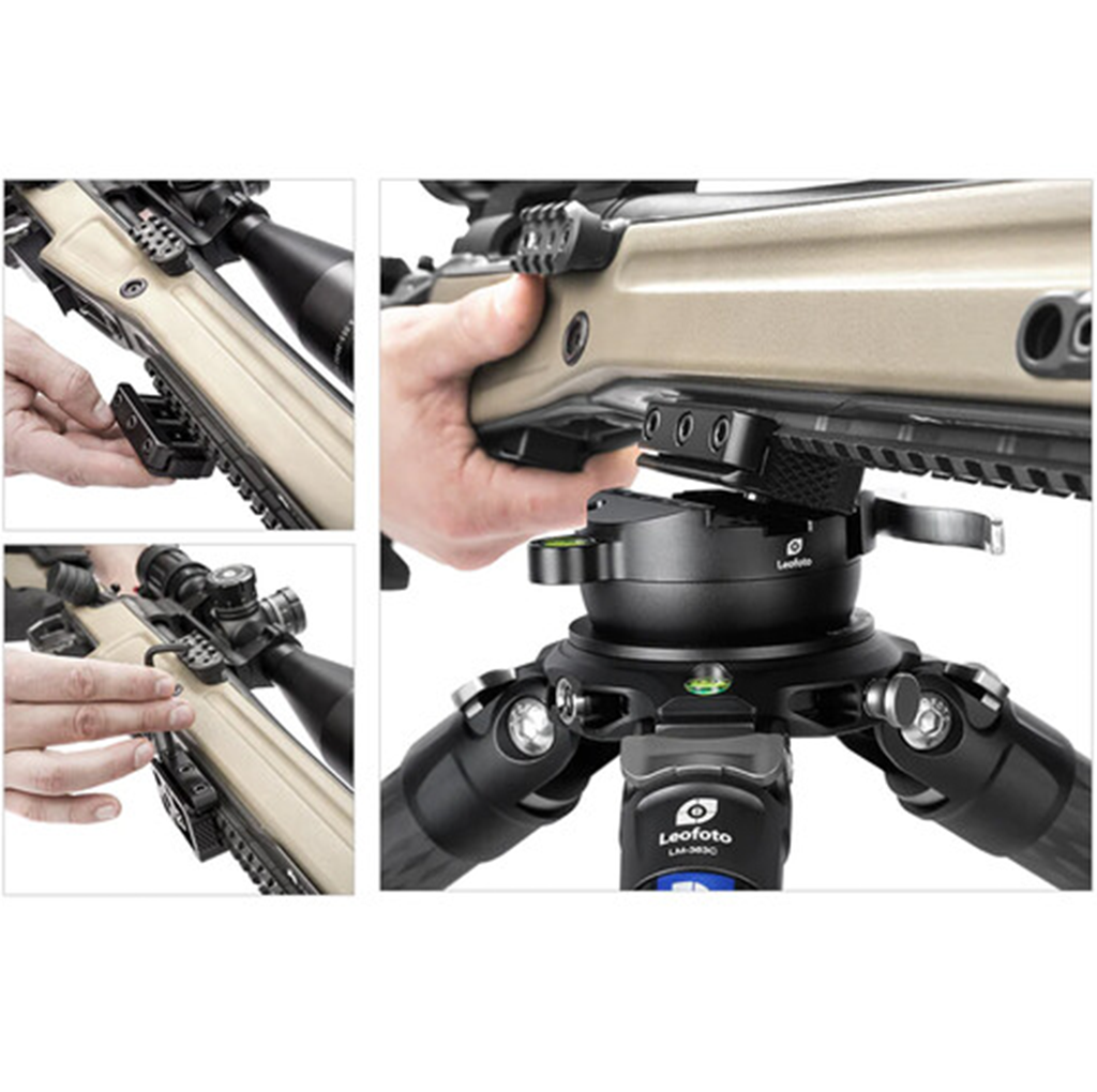 Leofoto YB-75MC Arca-Type Leveling Base with Medium Handle for 75mm Bowl