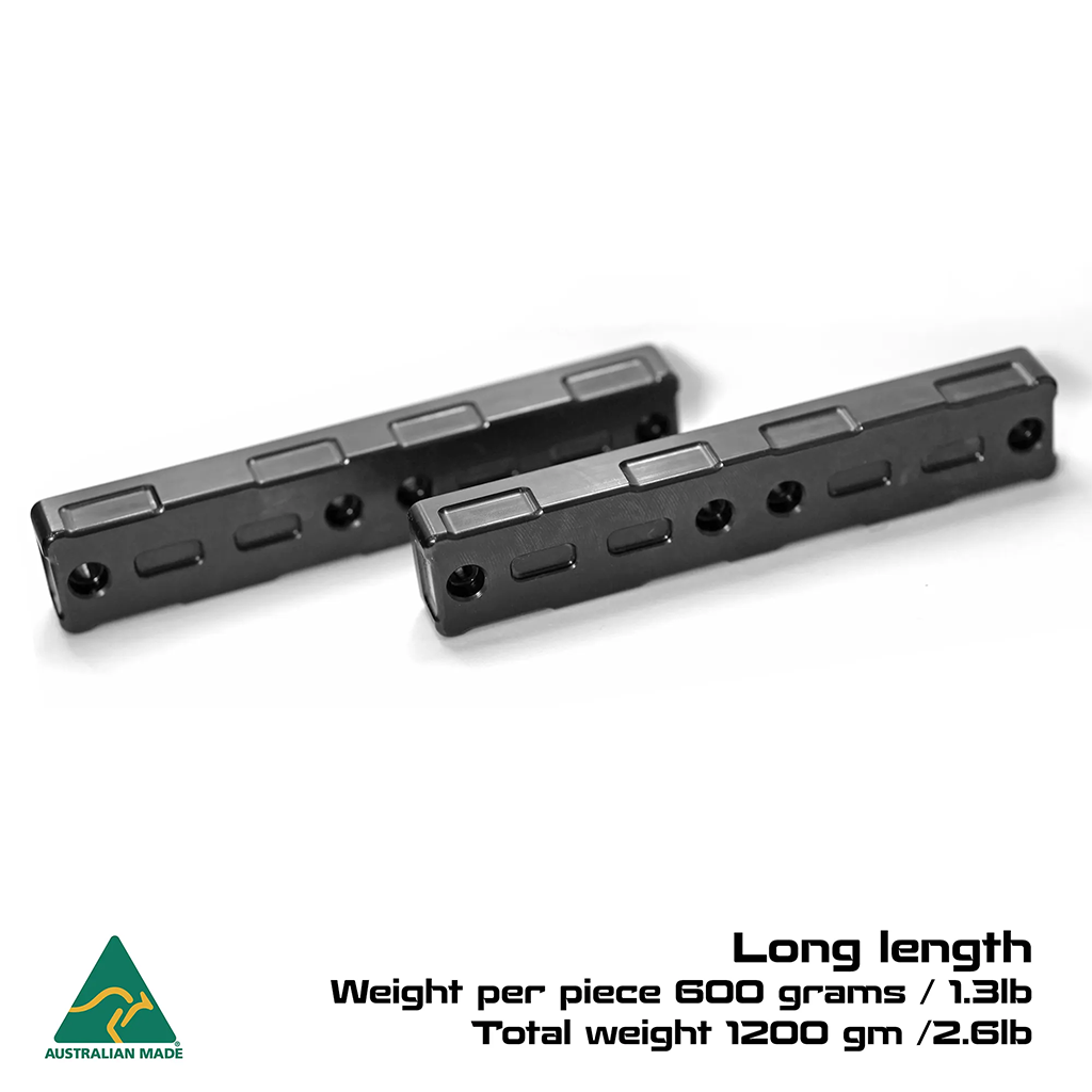 Stackable External Mlok weights - Long Set