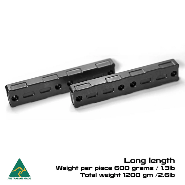 MANAEL Stackable Chassis Weights - Long 1200gm – U3R3 Precision
